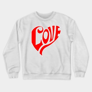 Love 2D Crewneck Sweatshirt